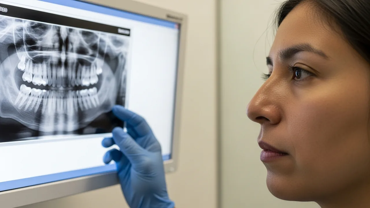 Cómo la radiografía bite-wing detecta caries entre los dientes que el ojo no ve.