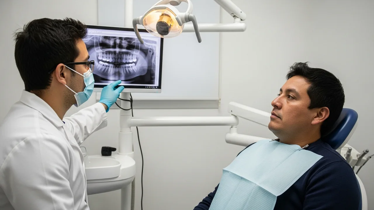 Por qué el dentista pide una radiografía panorámica en la primera consulta y qué